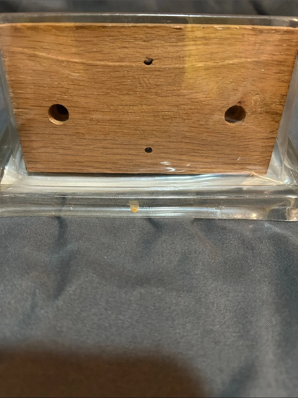 Vintage Oak Toothbrush Holder - Natural Oak Finish